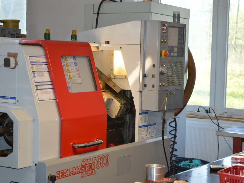 CNC-Drehmaschine in unserer Fertigung